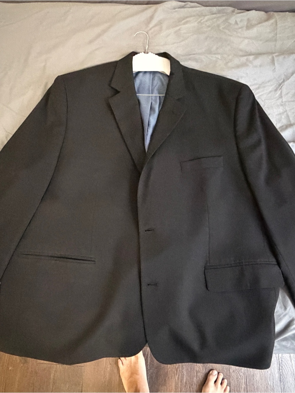 Men’s Black Suit Jacket Blazer 50 Portly Classic Fit GS Perfect Fit